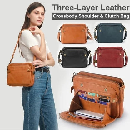 🔥Last Day Promotion 70% OFF- Crossbody Leather Shoulder Bags and Clutches