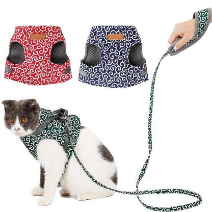 🔥Clearance Sale 48% OFF🔥Cat Dogs Vest Harness and Leash Anti-break Away Chest Strap Cat Clothes👍Buy 3 Free Shipping