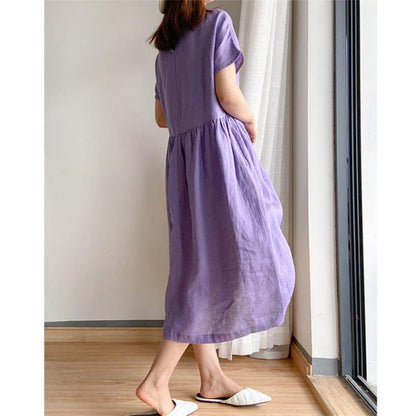 Japanese Style Linen Cotton Dress（🔥Buy 2 Free Shipping🔥）