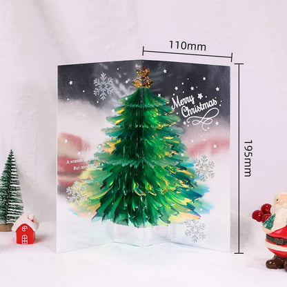 🎅Último día 75% de descuento - Tarjetas navideñas hechas a mano en 3D