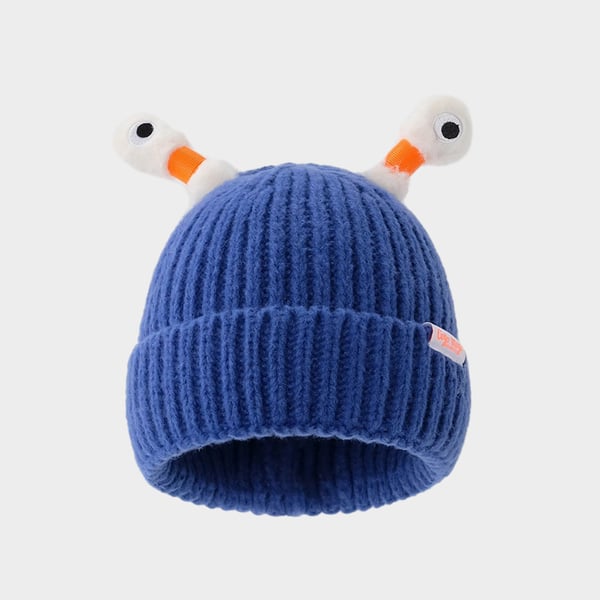 🔥VENTA CALIENTE - 49% DE DESCUENTO🔥Gorro de punto de pequeño monstruo brillante y lindo para padres e hijos de invierno