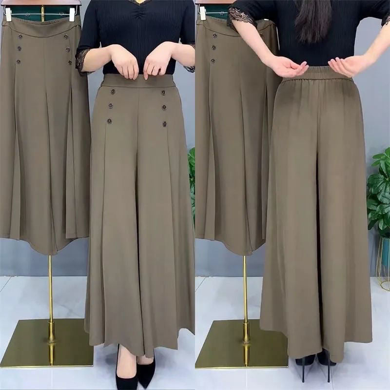 2024 New ✨Stylish Pleated Wide-leg Pants-🔥(Buy 2 Free Shipping)