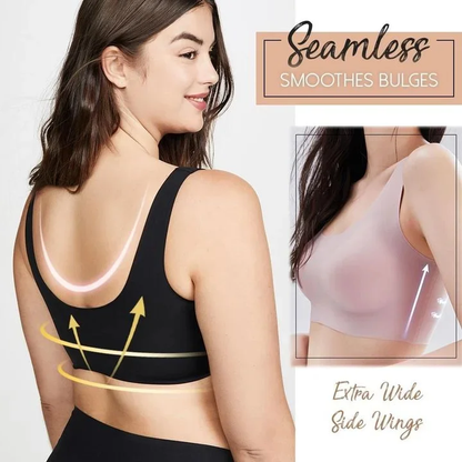 Ultra Comfort Seamless Shaping Wireless Support Bra Plus Size