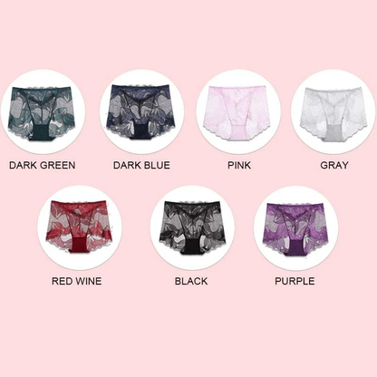 High Waist Lace Seamless Panties