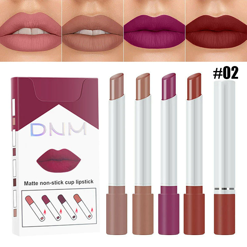 4PCS E PIPE COLOR CHANGING CIGARETTE LIPSTICK SET