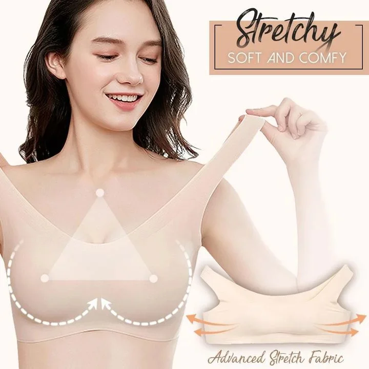 Ultra Comfort Seamless Shaping Wireless Support Bra Plus Size