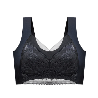 Womens Lace Ice Silk Bra