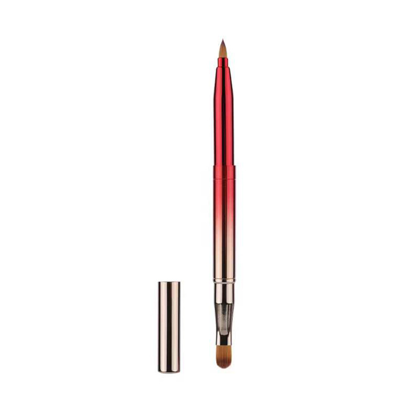 Double Head Retractable Lipstick Brush