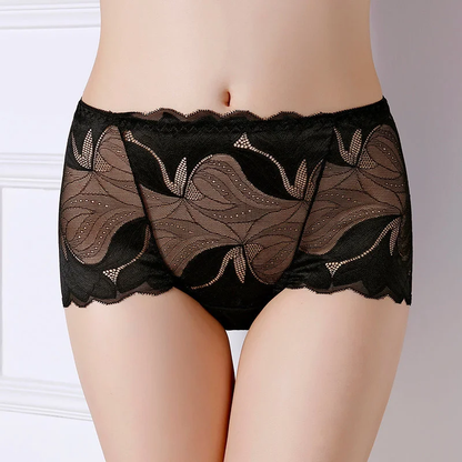 High Waist Lace Seamless Panties