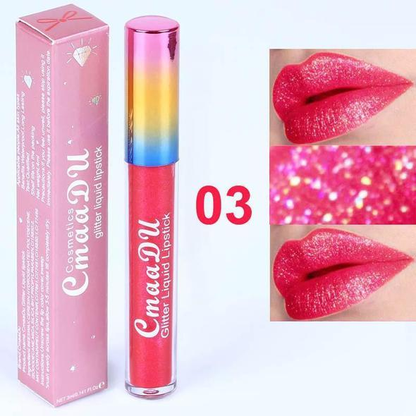 GLITTER WATERPROOF LONG LASTING LIP GLOSS