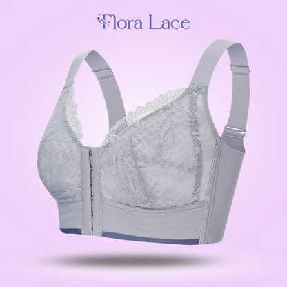 Front Closure Wireless Support Bra