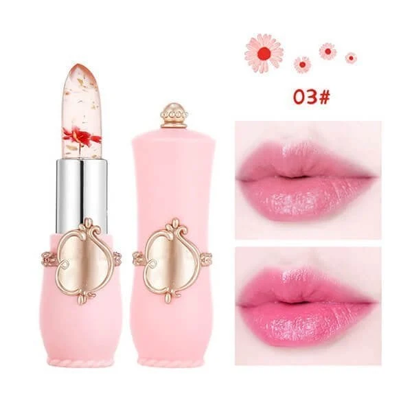 Lápiz labial que cambia de color Crystal Jelly Flower