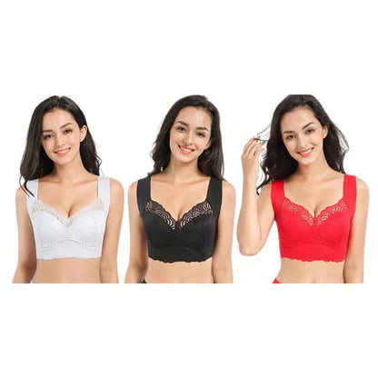 ULTIMATE LIFT STRETCH FULL FIGURE SEAMLESS LACE CUT OUT BRA