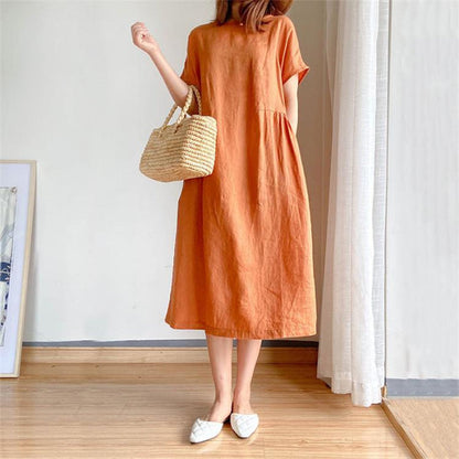 Japanese Style Linen Cotton Dress（🔥Buy 2 Free Shipping🔥）