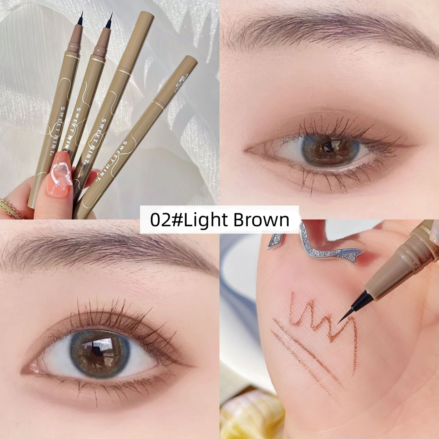 Quick Drying Waterproof Superfine Eyeliner Pen