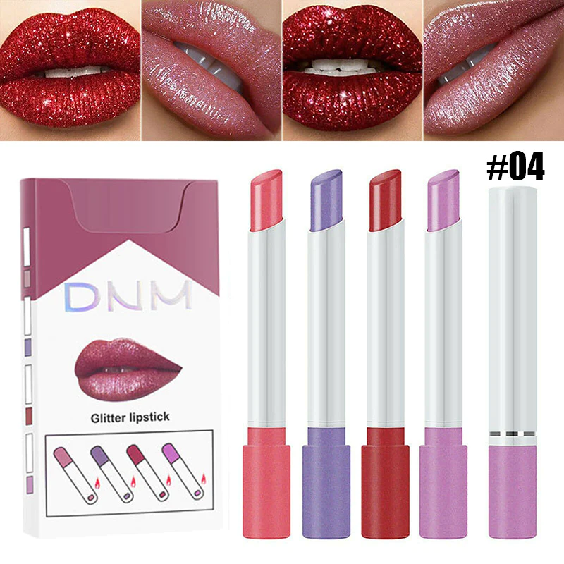 4PCS E PIPE COLOR CHANGING CIGARETTE LIPSTICK SET