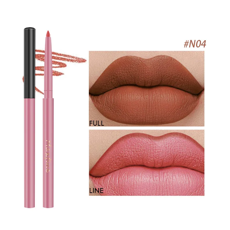 18 color non stick cup waterproof moisturizing long lasting lip liner