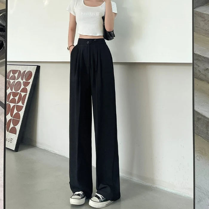 🔥 ComfiChic - Elastic Waist Wide Leg Casual Pants  (Buy 2 Free Shipping)