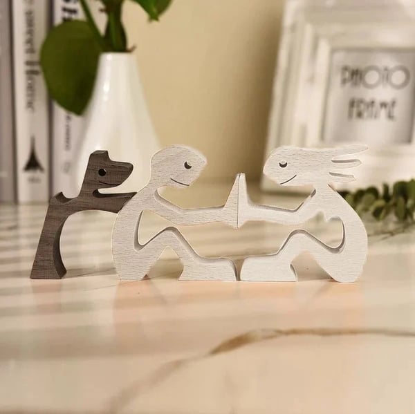 🎁 49 % de réduction sur les œuvres d'art sculptées pour animaux de compagnie familiaux