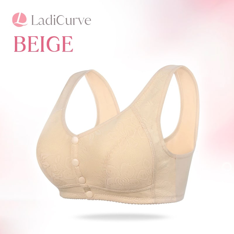 Womens Cotton Front Buckle Bra