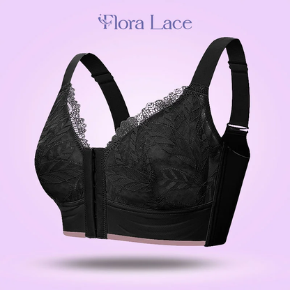 Front Closure Wireless Support Bra