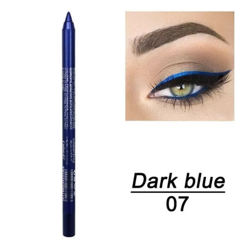 Long lasting colored eyeliner