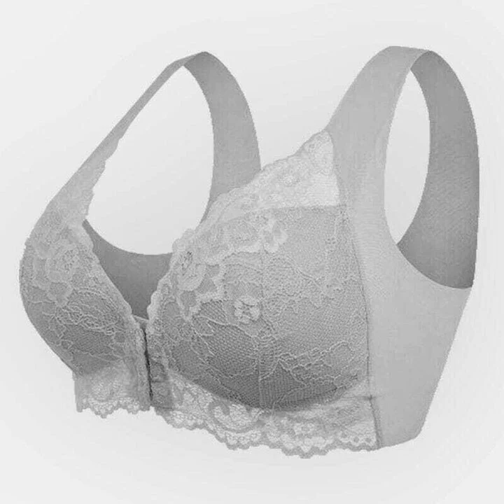 Bra For Women Front Closure 5D Beauty Back Sports Comfy Bra