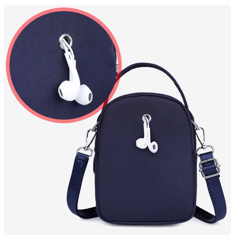 Waterproof Women Crossbody Bag Elegant Oxford Messenger Bags Simple for Work