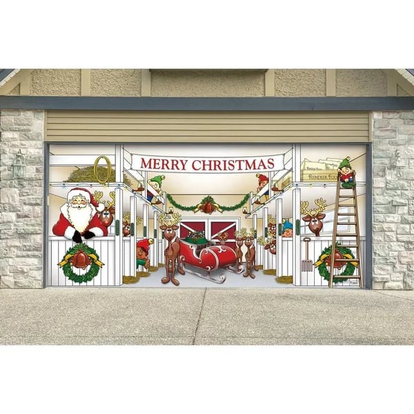 Last Day Sale 49% OFF - Christmas 2024 Garage Door Decoration