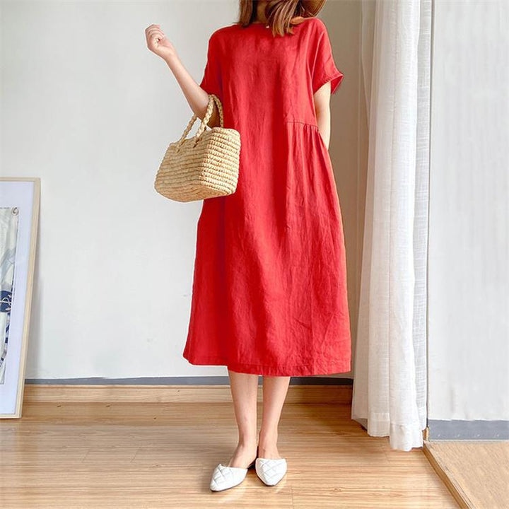 Japanese Style Linen Cotton Dress（🔥Buy 2 Free Shipping🔥）