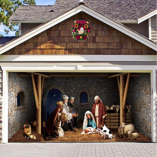 Last Day Sale 49% OFF - Christmas 2024 Garage Door Decoration