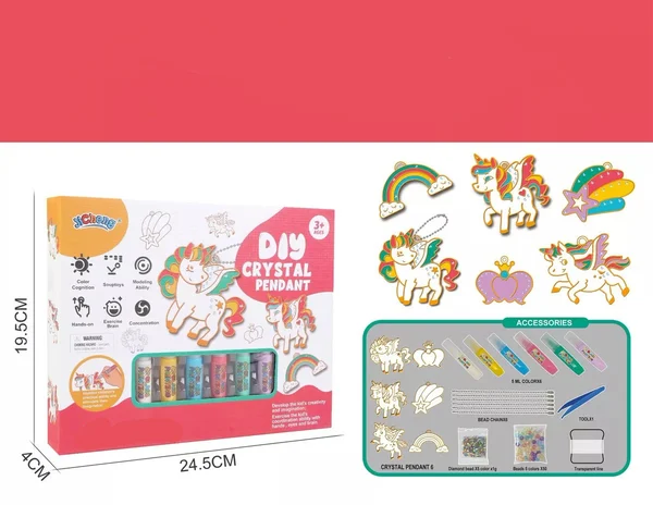 (🌲 Oferta navideña anticipada) 🎁Juego de manualidades y pintura con cristales para bricolaje