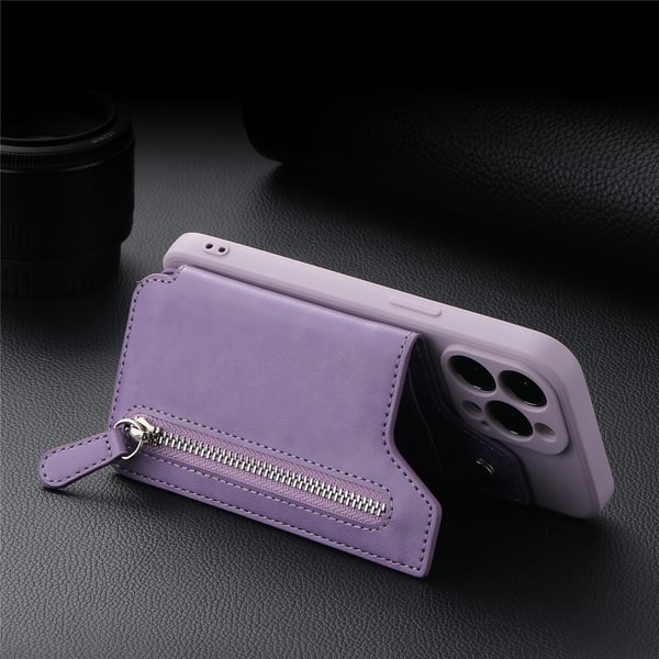 🔥Hot Sale 49% OFF🔥Magnetic Liquid Silicone Shell With Zipper Wallet（BUY 2 FREE SHIPPING）