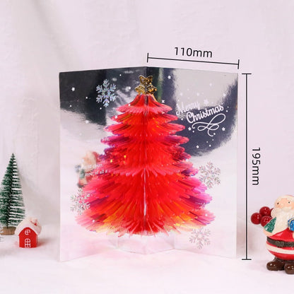 🎅Último día 75% de descuento - Tarjetas navideñas hechas a mano en 3D