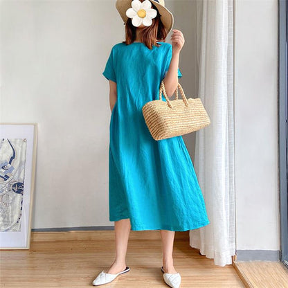 Japanese Style Linen Cotton Dress（🔥Buy 2 Free Shipping🔥）