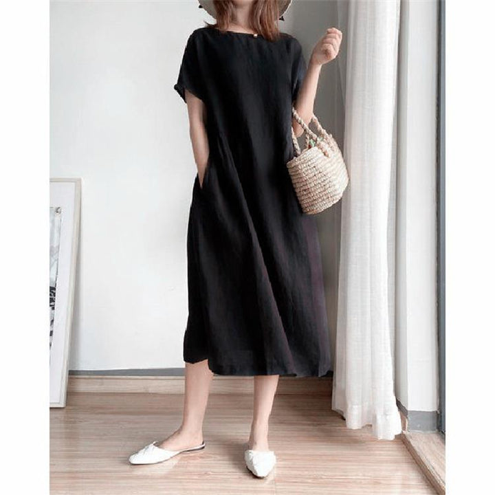 Japanese Style Linen Cotton Dress（🔥Buy 2 Free Shipping🔥）