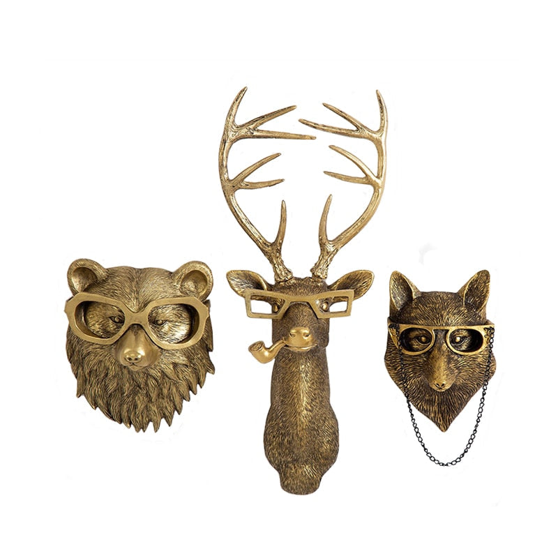 Antique Wildlife Wall Decor