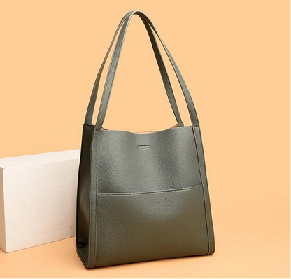 ⏰Promotion du dernier jour 70 % de réduction⏰Sac à bandoulière simple en cuir véritable de couleur unie