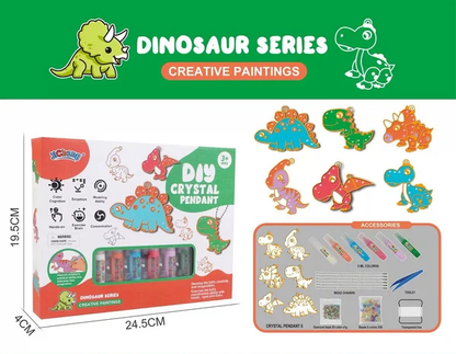 (🌲 Oferta navideña anticipada) 🎁Juego de manualidades y pintura con cristales para bricolaje