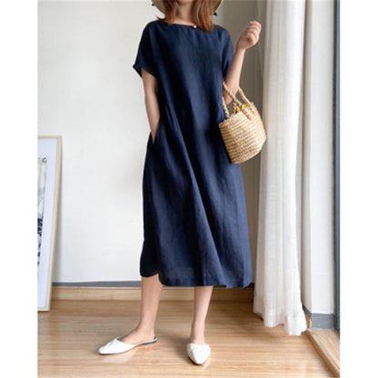 Japanese Style Linen Cotton Dress（🔥Buy 2 Free Shipping🔥）