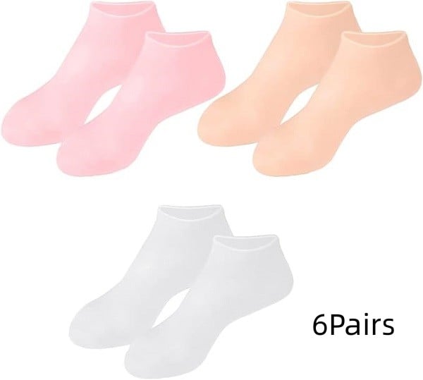 (ACHETER 3 ÉCONOMISEZ 20%🔥) -Chaussettes en silicone pour soins des pieds pour femmes 