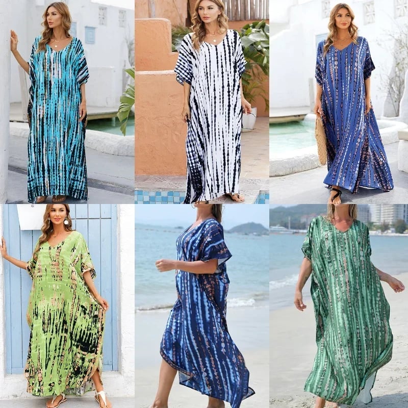 💃Caftan ample et décontracté, robe de plage (❤️Achetez-en 2, livraison gratuite❤️)