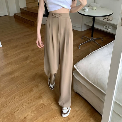 🔥 ComfiChic - Elastic Waist Wide Leg Casual Pants  (Buy 2 Free Shipping)