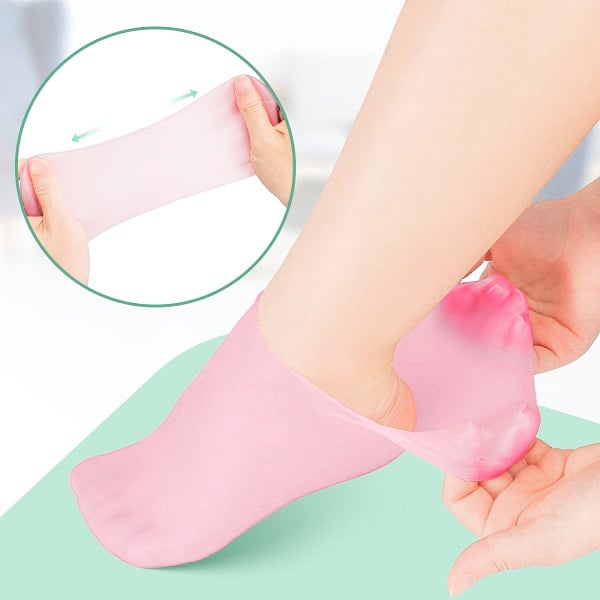 (ACHETER 3 ÉCONOMISEZ 20%🔥) -Chaussettes en silicone pour soins des pieds pour femmes 