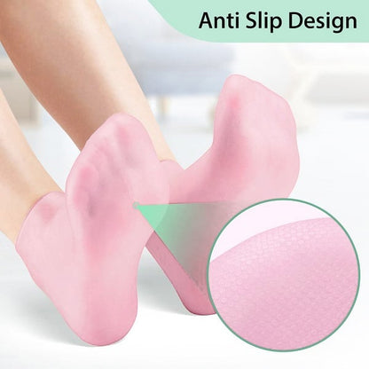 (ACHETER 3 ÉCONOMISEZ 20%🔥) -Chaussettes en silicone pour soins des pieds pour femmes 