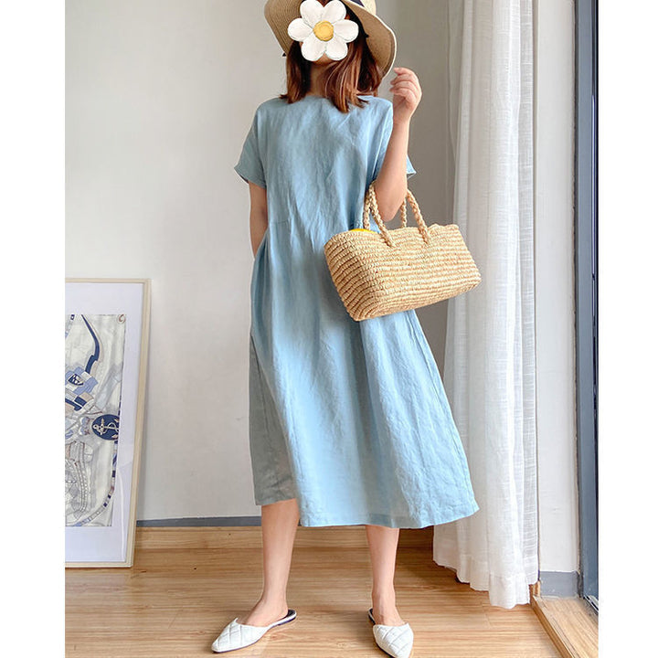 Japanese Style Linen Cotton Dress（🔥Buy 2 Free Shipping🔥）