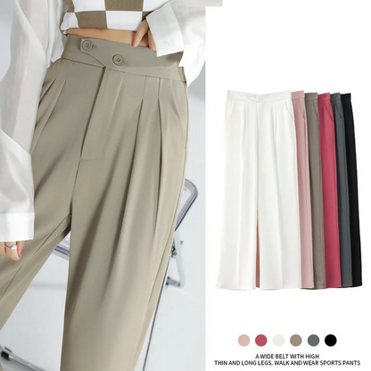 🔥 Gran oferta✨Pantalones sueltos informales de longitud completa para mujer