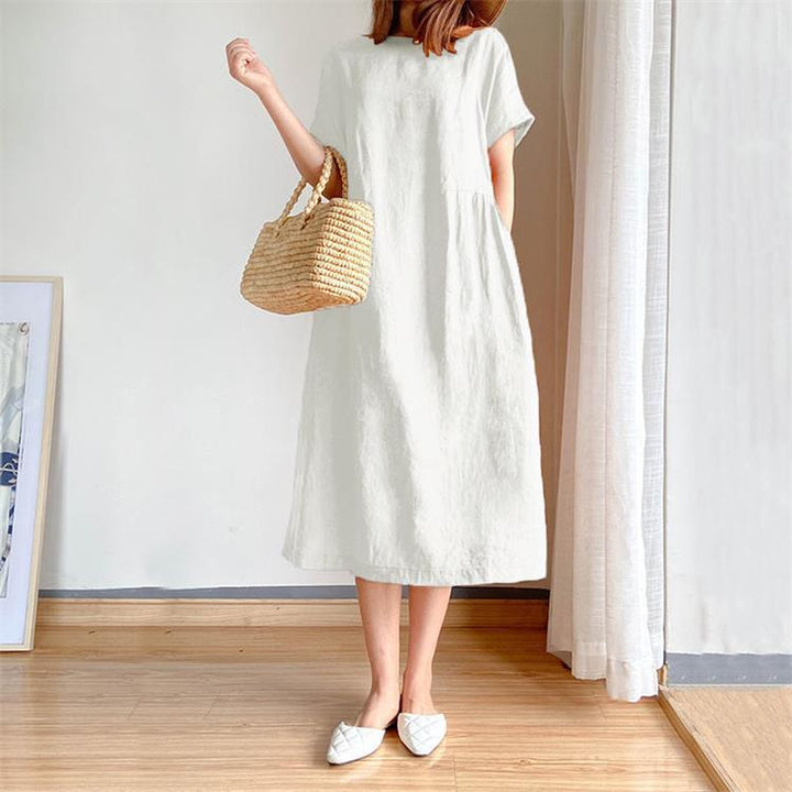 Japanese Style Linen Cotton Dress（🔥Buy 2 Free Shipping🔥）