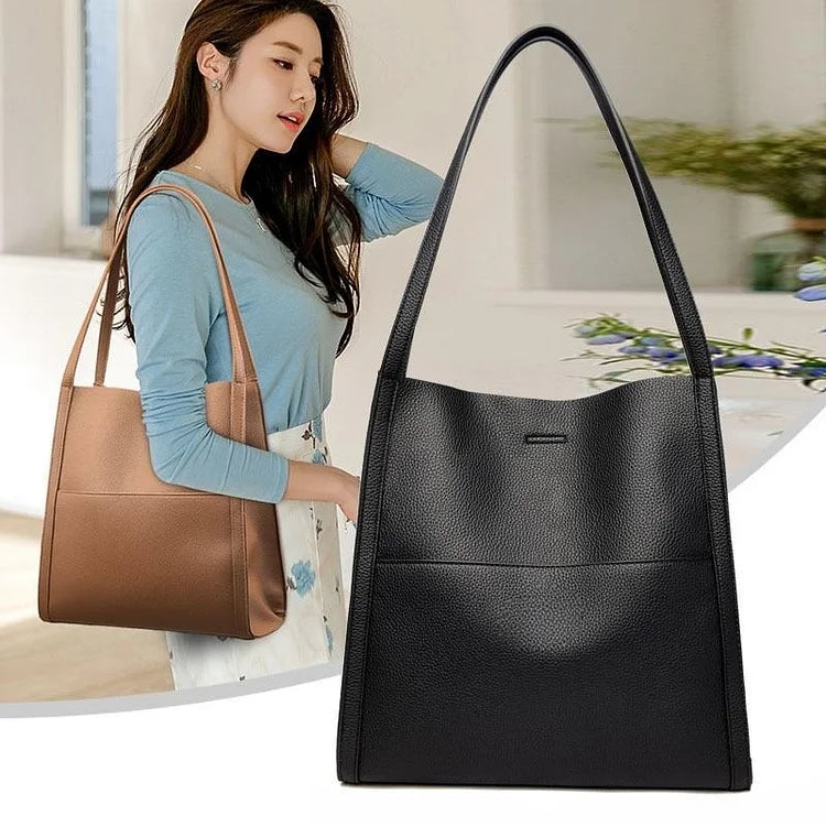 ⏰Promotion du dernier jour 70 % de réduction⏰Sac à bandoulière simple en cuir véritable de couleur unie