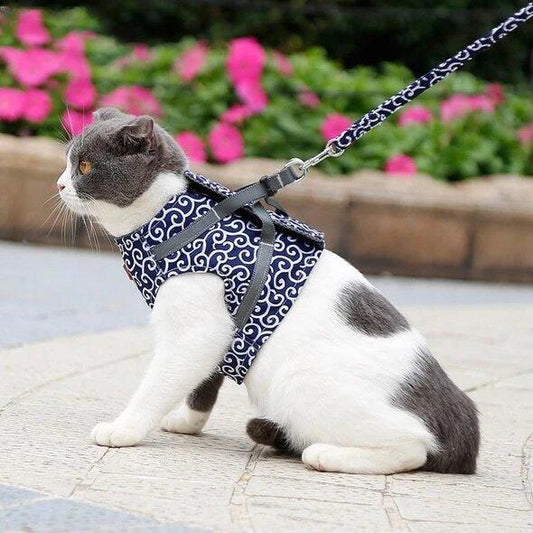 🔥Clearance Sale 48% OFF🔥Cat Dogs Vest Harness and Leash Anti-break Away Chest Strap Cat Clothes👍Buy 3 Free Shipping